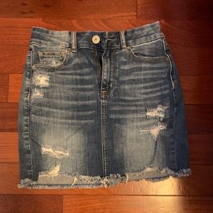 American Eagle High Wasted Denim Skirt